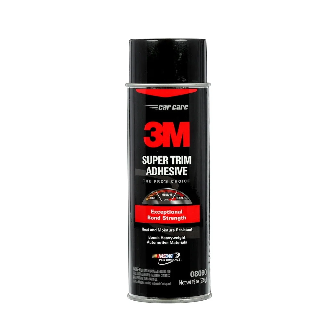 08090 – 3M Trim and Upholstery Adhesive, Used To Bond Fabric Attachment/ Headliners/ Trim Attachment Synthetic Elasto...